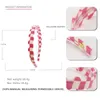 Clips de cheveux Ins Fashion Acetate Band for Women Girls Accessory Ornement Bijoux Bigners Bureau Bureau de bureau