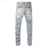 Merk Amiirii Purple Jeans Mens Fashion Jean 2024 American Demin High Street Silver Lacquer Distressed Z7BV
