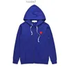 play Embroidered CDG Hoodie Designer Eye Popular Commes Des Fashion Brand Star Same Cotton Large Red Heart Sweater Long Coupl Bowling Sport