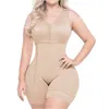 Dameshoeders zijzipper lichaam shaper faja bodysuit corset top bustier originele colombiaanse gordels postpartum slanke shapewear vrouwen ondergoed y240429