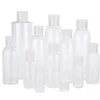 50pcs/Los 5ml-120ml Plastikflaschen Clamshell Emulsion PET-Verpackung Versuch transparent leer tragbarer Reisebehälter nachfüllbar 240425