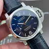 Mode Luxus Penarrei Watch Designer Box Lumino Blue Plate Automatic Mechanical Watch Mens PAM01393