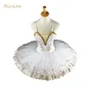 Weiße professionelle ballerina ballet tutu für Kinder Kinder Mädchen Mädchen Erwachsene Pfannkuchen Tutu Tanz Kostüme Ballettkleid Mädchen 240426