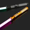 LED Light Sticks RGB Metal Light Sabre Laser Sword 16 Color Saber de Luz Post Rave Playage de rôle LED Flash Cool Toy T240428