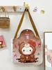 2023 Japanse zachte schattige meid cartoon canvas tas schattig konijntje student schouder grote capaciteit hand crossbody tas