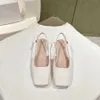 Najwyższej jakości Aeyde Flat Sandal-Toe Patent skórzany skał płaski buty sukienki luksusowe projektanta Fabryka Fabryka z pudełkiem