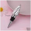 Party Favor 4Styles Xmas Theme Santa Elf Pinecone Christ Tree Bottle Stopper gynnar julklappar Vinförsörjning Vettkök Drop Del Dhtbj