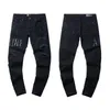 Homme de concepteur de jeans en jean jean skinny slim fit trou de luxe pantalon biker pantalon skinny pant de concepteur de pant