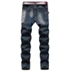 Herren Jeans 2024 Fashion Casual Hosen Slim Skinny Stretch Retro Jeanshose Marke Jean Homme Plus Size 28-42 gewaschen