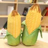 1 pk 45/55cm Simulatie 3D Corn Plush Toys Creative Lifelike Plants Gevulde kussen Kids Doll verjaardagscadeau voor meisjes 240426