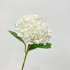 Flores decorativas de alta qualidade Hydrangea Branch Artificial Flower Wedding Pogra Fake for Birthday Party Home Tabel Decoration