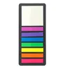 Geschenkverpackung 1-9pcs farbiger Aufkleber transparent Fluoreszenzindex Flag-Etikett Aufkleber für Seitenmarkierungsprogramm Schulbürovorräte