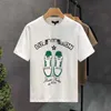 Mens T-shirts Designer Kort ärm 2023 Nya sommarkoreanska personliga skor tryckt rund hals pullover t-shirt topp casual wear 10rc