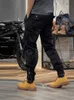 Men's Pants 2023 Summer Army Pocket Mens Cargo Pants Elastic Waist Y2K Tactical Military Pants Mens Outdoor Hip Hop Mountain Trouser J240429