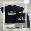 Designer Trapstar Tshirt maschile Tshirt Tshirt Tiger Tiger Trapstar Lettera di binari a maniche corte ricamato camicia trapstar e pantaloncini set centrale 804