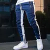 Herenbroek nieuwe heren casual modebroek sportjack strakke passende heren broek sportkleding bodem hiphop straat kleding jogger sportbroek j240429