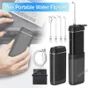 Portable Water Flosser Oral Irrigator Dental Water Jet Pick Mouth Washing Machine for Teeth Cleaning Floss Device Thread 140ml 240429