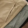 Pantalon pour hommes printemps et été américain rétro twill cargo coton pur coton lâche pantalon décontracté conique