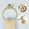 Set Bathroom Towel Ring Stainless Steel Self Adhesive Towels Holder Wall Mounted Hand Towel Rails for Kitchen Bath Room