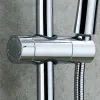 Set Shower Rail Holder 18~25mm Adjustable Shower Head Holder ABS Plastic Adjustable Rotation Bathroom Accessories Universal