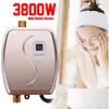 Home,3800W Electric Water Heater Instantaneous Tankless Water Heater Kitchen Bathroom Shower Flow Water Heated 110V/220V