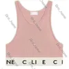 2024 camicia senza maniche di nuovo designer femminile da yoga maglietta in cotone t-shirt estivo da donna sexy sexy casual casual di alta qualità giubbotto corto da donna di alta qualità 931