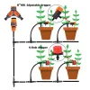 Dekorationer 5M50M DRIP IRRIGATIONSSYSTEM Automatisk vattningssats Irrigation Timer Garden Slang Justerbar Dripper Garden Tool Set