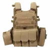 Clothing Molle Airsoft Plate Carrier Vest Tactical Hunting Vest Military Gear Army Shooting Body Armor Police Training Protection Vest