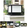 Dekorationer 1st Solar Light Fence Light IP65 Utomhus Solarlam