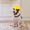 Köpek giyim evcil hayvan komik şapka koruyucu köpek dekoratif orta açık tedarik abs güvenlik