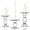 Titulares de vela Luxury French Crystal Glass Solder