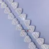 2023 Projekt mrożony moissanite Diamonds Baguette Hip Hop Bust Down Custom Made Heart Tinnis Chain