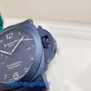 Watch na nadgarstek na nadgarstek Seria Luminor Seria PAM01438 zegarek z miernikiem 44 mm Automatyczne mechaniczne męskie zegarek Ceramiczny zegarek słynny zegar zegarek