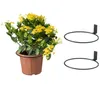 3 packs zwarte metalen wand gemonteerd bloempot ring wandbeugel pot houderplanter hookplant hangercollapet8 inch2736282