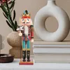 Figurines décoratives pour nourrissons Noix de casse-noix de casse-noix de Noël ornements de décoration de Noël petites figures d'enfant traditionnel