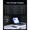 PD 240Wパワーバンク25000MAHポータブル充電器高速充電、スマートデジタルディスプレイ、4ポートUSB C、USB A、Samsung iPhone iPad MacBook AI用ワイヤレスバッテリーパックAI