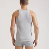 3pcs Summer Men chaleco ropa interior de algodón para hombres camisas transparentes transparentes camiseta de tanque masculina
