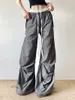 Damesbroek Weemeep Chic Baggy Cargo High Taille Patchwork Loose Sweatpants Koreaanse mode Hippie broek Y2K Streetwear Basic
