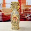 Vases Europe Gold plaqué Frost Porcelaine Vase Vintage Vintage Advanced Ceramic Fleur pour étude Salway Halway Home Decord Cadeaux de mariage