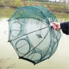 ACCESSOIRES 420 HOLES FIISSION AUTOMATIQUE Net Nylon Pliable Pliant Pièce de poisson Fin pour les crevettes à poissons Crab Coul Cast Mesh Network Network