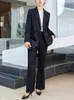 Dames tweedelige broek Business Formeel Kantoor Lady Plaid Blazer Suit Women Autumn Plus Size Jacket Pant Sets 2 Outfit broek