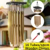 Décorations créatives 16 tubes Windchime grandes cloches éoliennes Chapelle décor de la maison pour jardin extérieur décoration décor cadeaux décoration intérieure