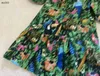 Classics Baby Jupe plusieurs imprimés de motif animal Taille de robe princesse 90-160 cm Kids Designer Vêtements Summer Girls Partydress 24Pril