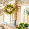 Fiori decorativi ghirlant di girasoli artificiali per le case agricole delle porte decorazioni per le vacanze