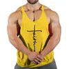 Tobs de débardeur pour hommes Tobe réservoir d'été Bodybuilding 2023 Gyms Vêtements Men Shirt Slim Fit Vestes Mesh Singlets Muscle Tops T240428