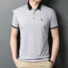 Fred Polo Perry Men Men Designer футболка высшего качества роскошная мода лето с короткими рукавами мужская рубашка Polo Pure Cotton с половиной рукава.