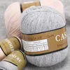 品質100モンゴルのカシミアの手編み糸ウール編みボールスカーフヤーニーベイビー50グラム240428