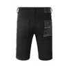 Purple Brand Denim Shorts American High Street Black 5023