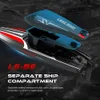 2,4 g LS-B6 RC Speedboat wasserdichte Dual Motor High Speed Racing Radio Model Electric Boat Outdoor Toys Geschenke 14 240417