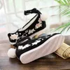 Casual Shoes Veowalk Winter Women Warm Furry Plush Foder Satin Cotton Platform Ankle Strap Low Top Ladies broderade sneakers